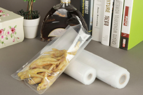 BPA free transparent embossed vacuum packaging roll food saver sealing bags roll