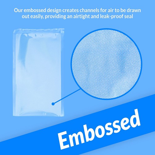 Factory Direct Sale Plastic Vacuum Sealer texture pouch for Household vac storage sous vide