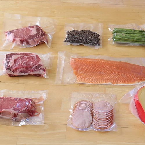 Food Packaging Plastic Roll Vacuum Sealer Fresh Storage Embossed Vacuum Bag