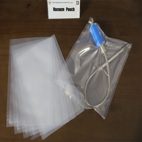 Custom Clear Transparent Vacuum Sealer Bags Plastic Packaging Food Vacuum Packing Bag for Ham Beef Meat Food Packing