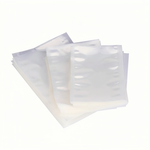 Custom size heat sealed PA PE chamber vacuum pouch clear plastic bag frozen food vacuum packaging bag for fresh meat